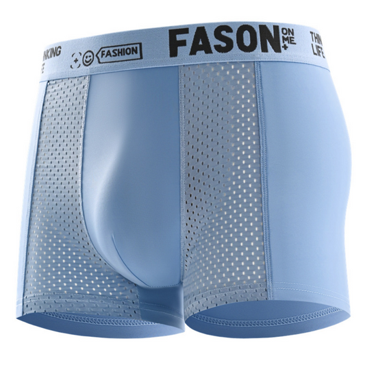 Herren Boxershorts atmungsaktiv Blau